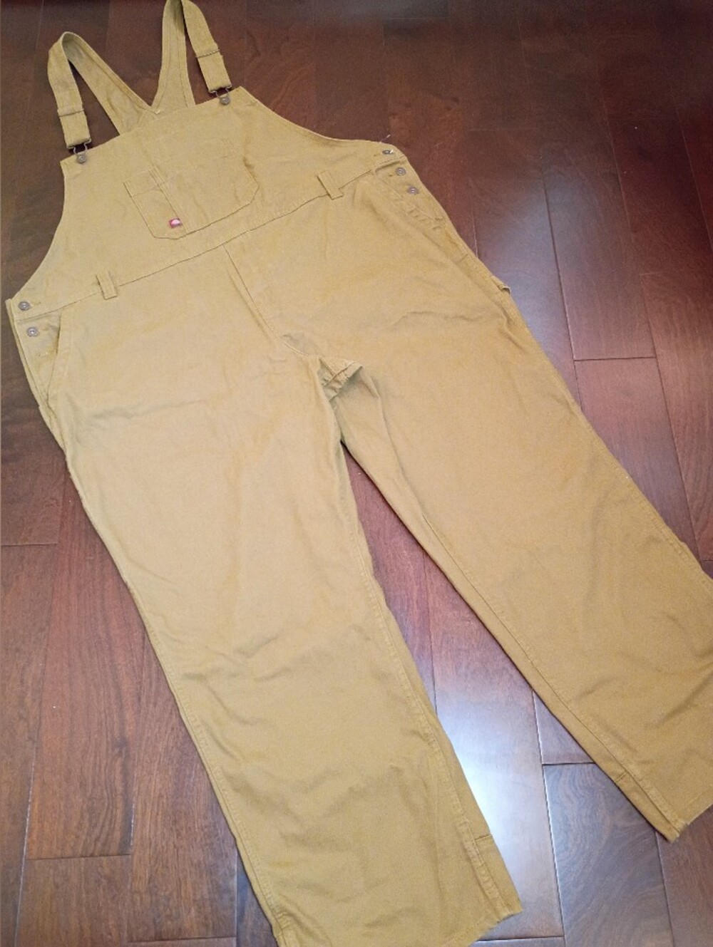 Dickies Workwear Brown Duck Bib Women's Plus Size Overalls Size 24W